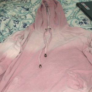 Pink hoodie